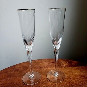 Bride and Groom Champaigne Glass